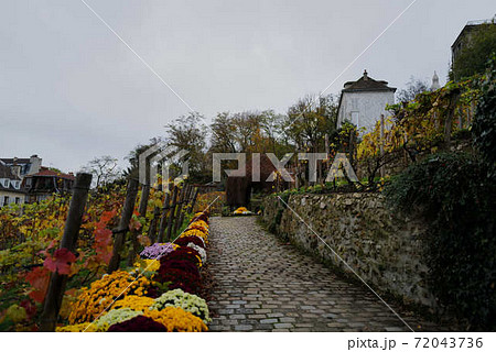 パリの街角　モンマルトル　ピガール 72043736