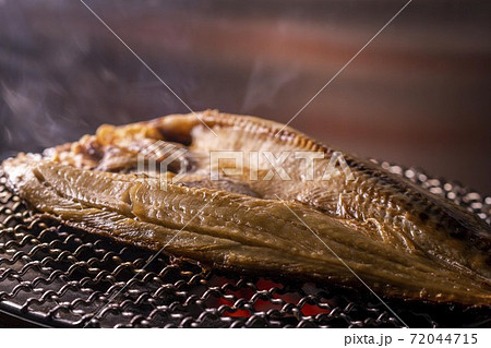 北海道の美味しい焼き魚ほっけの写真素材