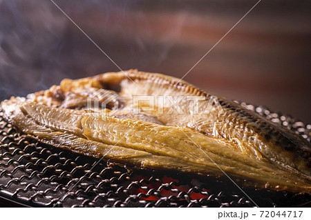 北海道の美味しい焼き魚ほっけの写真素材