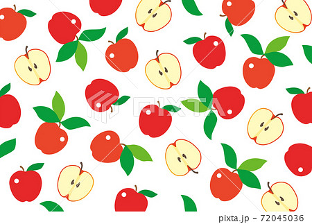 りんごの柄　ベタ塗り　艶あり 72045036