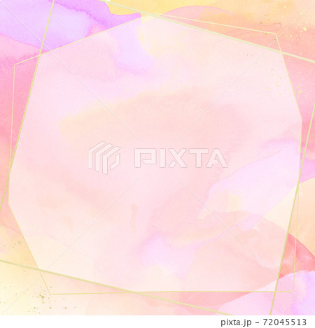 淡いピンク色のフレーム素材 - 複数のバリエーションがあります 72045513