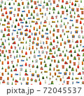New Year Christmas elements vector pattern illustration 72045537