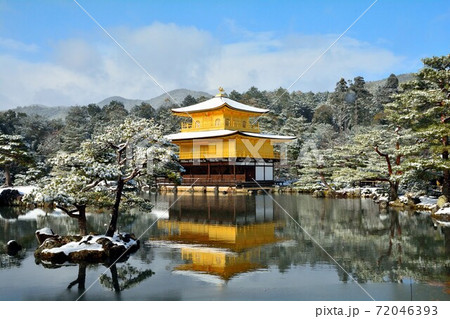 雪の金閣寺 雪の金閣寺 72046393