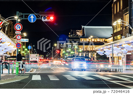 京都 夜の四条大橋 京都 夜の四条大橋 72046416