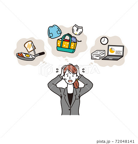 困るワーキングマザー 72048141