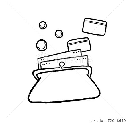 お金をイメージしたイラストのイラスト素材