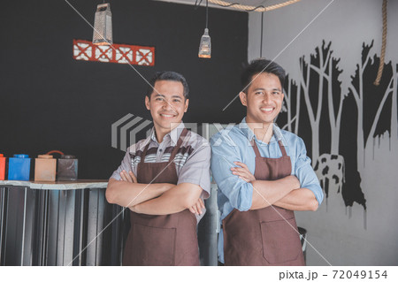 happy two cafe owner happy two cafe owner 72049154