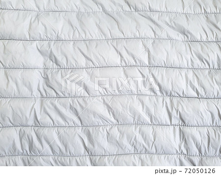 Down jacket fabric background, gray puffer jacket texture 72050126