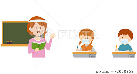 授業中での感染症対策 72050358