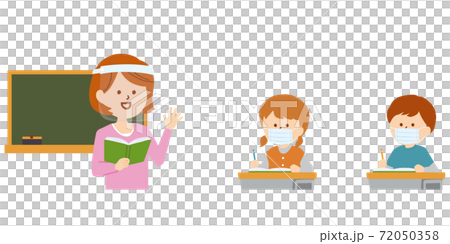 授業中での感染症対策 72050358