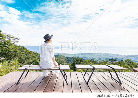 滋賀県 琵琶湖の見える丘 滋賀県 琵琶湖の見える丘 72052847