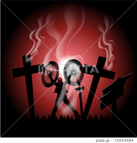 Creative design for Happy Halloween background vector.illustration Creative design for Happy Halloween background vector.illustration 72054084