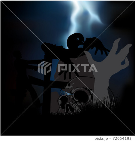 Creative design for Happy Halloween background vector.illustration Creative design for Happy Halloween background vector.illustration 72054192