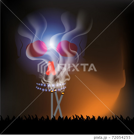 Creative design for Happy Halloween background vector.illustration Creative design for Happy Halloween background vector.illustration 72054255