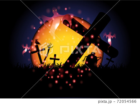 Creative design for Happy Halloween background vector.illustration Creative design for Happy Halloween background vector.illustration 72054566
