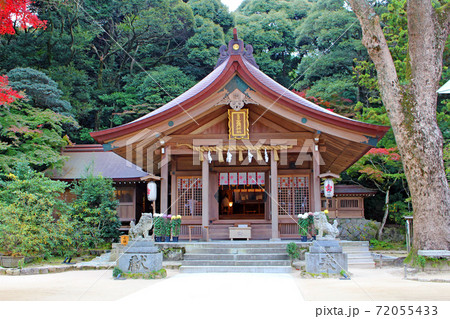 宝満宮竈門神社の本殿（拝殿） 72055433