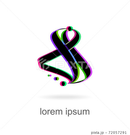 trendy abstract, vibrant and colorful icon, element logo. trendy abstract, vibrant and colorful icon, element logo. 72057291