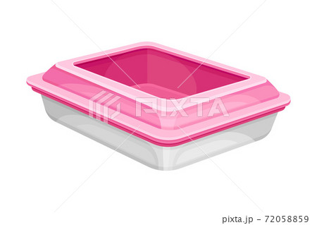 Plastic Litter Tray or Cat Box as Indoor Feces and Urine Collection Box Vector Illustration Plastic Litter Tray or Cat Box as Indoor Feces and Urine Collection Box Vector Illustration 72058859