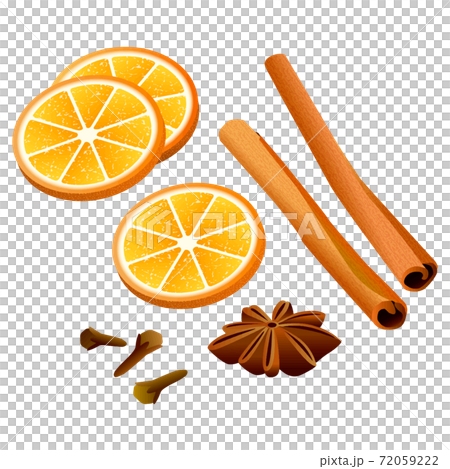 ホットワイン用スパイス シナモン スターアニス クローブ オレンジ ホットワイン用スパイス シナモン スターアニス クローブ オレンジ 72059222