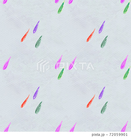 Coloful rain drops seamless pattern 72059901