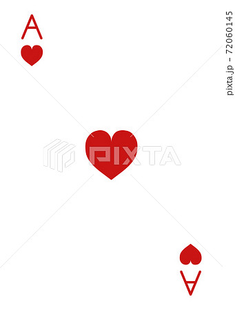 2NE1 トランプ ハートのエース付き ハートのトランプ 赤 エース 1のイラスト素材 [72060145] - PIXTA