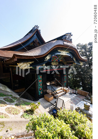 【滋賀県】 竹生島 宝厳寺 唐門 【滋賀県】 竹生島 宝厳寺 唐門 72060488