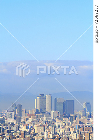 名古屋市、名古屋駅前超高層ビル群の風景 名古屋市、名古屋駅前超高層ビル群の風景 72063257