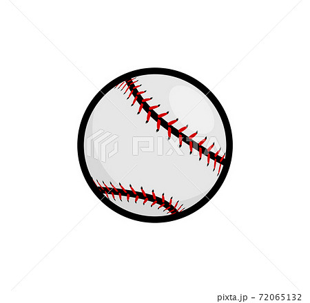 Baseball Stitches Softball Vector Icon のイラスト素材