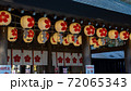 桜木神社の門のちょうちん 72065343