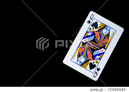 スペードのクイーンの写真素材