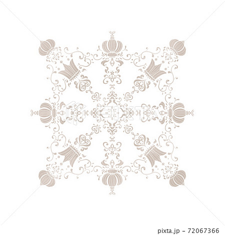 背景 柄 模様 素材 イラスト 王冠 ハートのイラスト素材