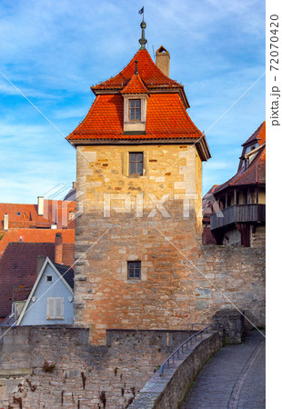 Rothenburg ob der Tauber. Old famous medieval city. Rothenburg ob der Tauber. Old famous medieval city. 72070420