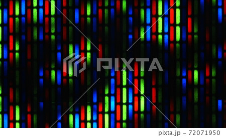 Macro shot of TV LCD matrix Macro shot of TV LCD matrix 72071950