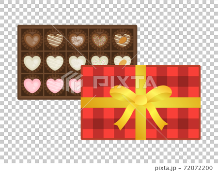 バレンタインデーのチョコレートのイラストのイラスト素材 7720