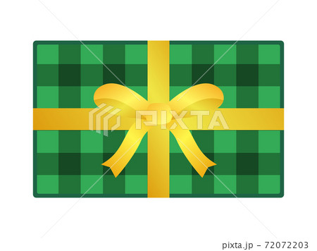 リボンを付けたプレゼントボックスのイラストのイラスト素材 7723