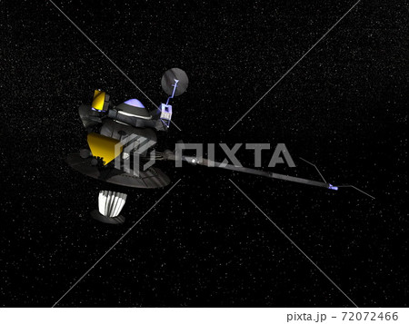 Galileo spacecraft - 3D render 72072466