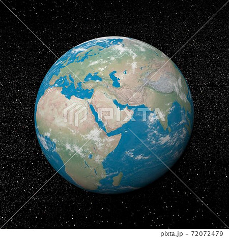 Middle east on earth - 3D render Middle east on earth - 3D render 72072479