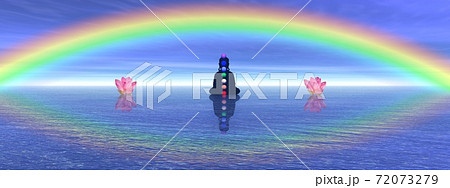 Chakras in meditation 72073279