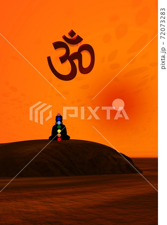 Chakras in meditation 72073283