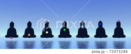 Chakras in meditation 72073286