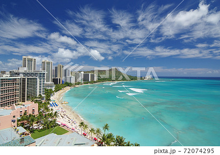 ハワイの絶景(Waikiki Beach) ハワイの絶景(Waikiki Beach) 72074295
