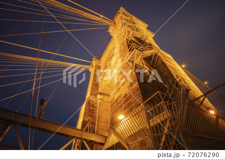 John A. Roebling Suspension Bridge in Cincinnati 72076290