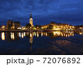 Architecture of Elblag at night 72076892