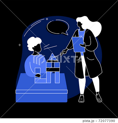 Developmental Screening abstract concept vector illustration. 72077390