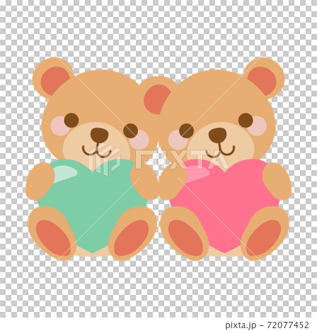 可愛いクマのイラスト素材 Cute Bearのイラスト素材 72077452 Pixta