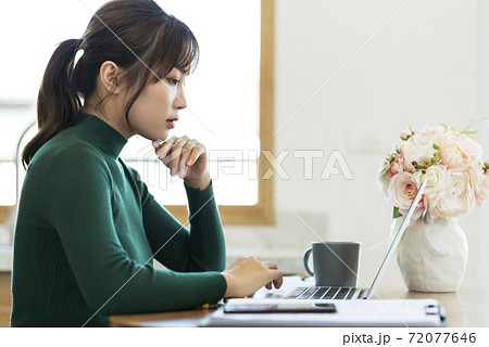 Business woman, WFH Business woman, WFH 72077646