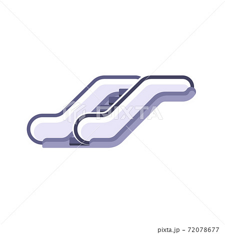 Escalate vector icon sign. Elevator mall symbol, escalator ladder icon Escalate vector icon sign. Elevator mall symbol, escalator ladder icon 72078677