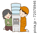 家具移動する便利屋スタッフ 72078946