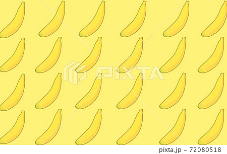 バナナ 背景イラストのイラスト素材