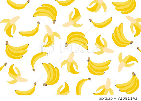 バナナの柄のイラスト素材